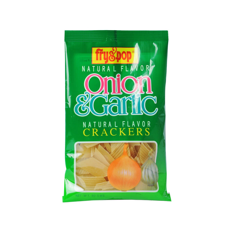 Fry And Pop Crackers Onion And Garlic 200g