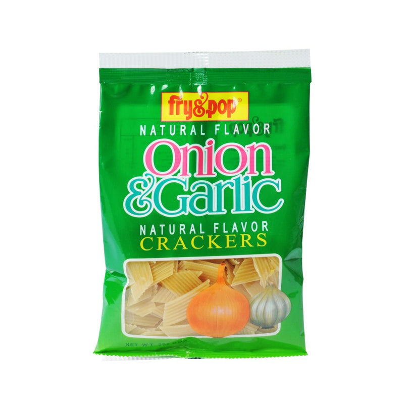 Fry And Pop Crackers Onion And Garlic 400g