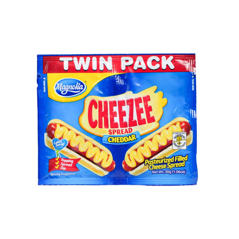 Magnolia Cheezee Spread Cheddar Plain Twin Pack 27g