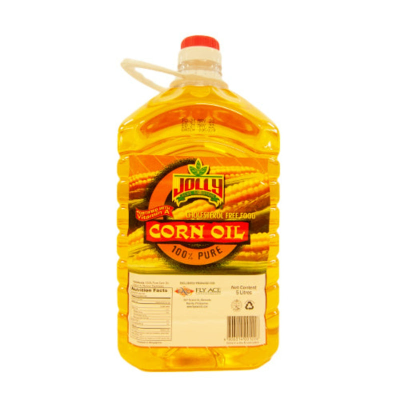Jolly Corn Oil 100% Pure Cholesterol Free 5L