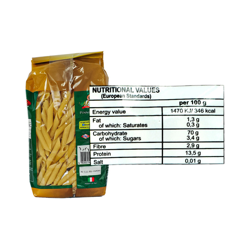 Doña Elena Al Dente Pasta Penne Rigate 500g