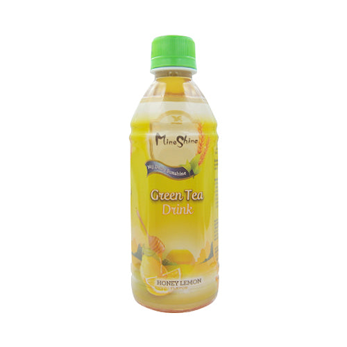 Mine Shine Green Tea Drink Honey Lemon 350ml