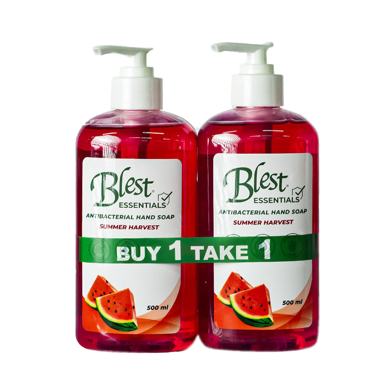 Blest Antibacterial Hand Soap Summer Harvest 500ml x 2's
