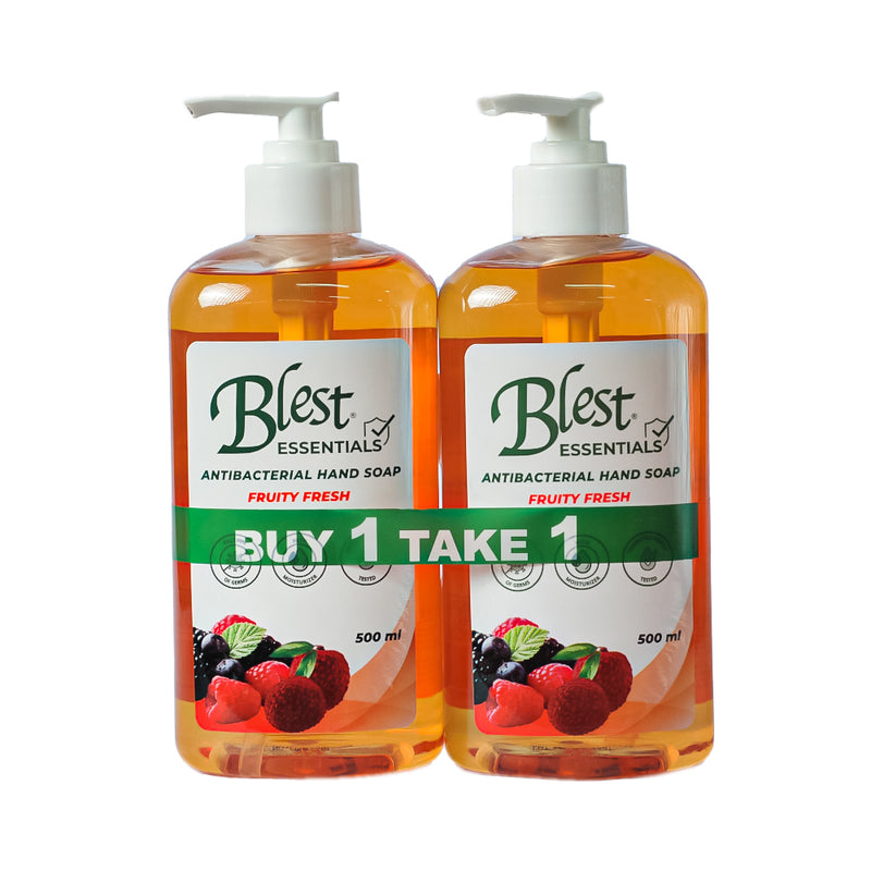 Blest Antibac Hand Soap Fruity Fresh 500ml x 2's