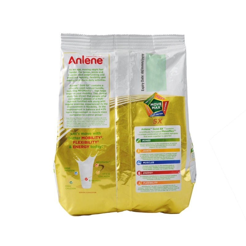 Anlene Gold 5x Adult Milk Powder Plain 300g