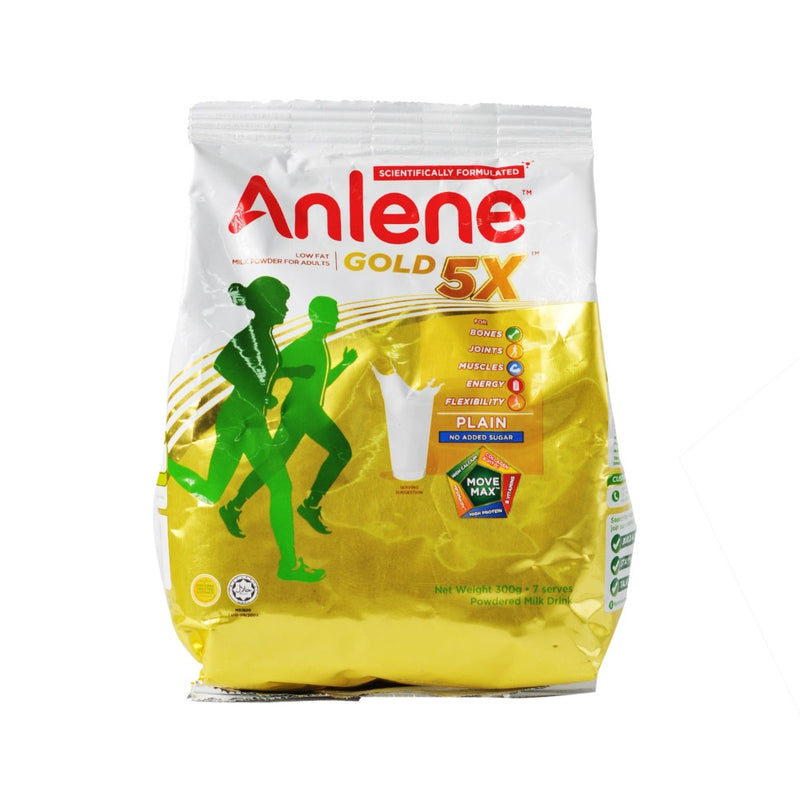 Anlene Gold 5x Adult Milk Powder Plain 300g