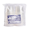 Multiplast Ice Cream Cup Transparent With Lids 3.5oz 25's