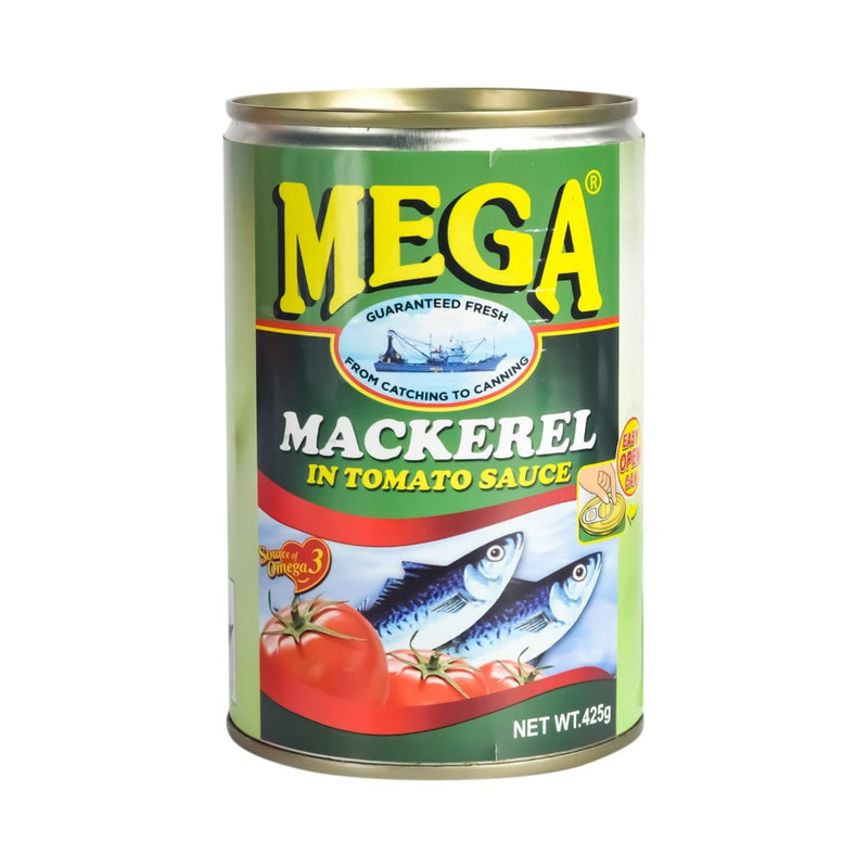 Mega Mackerel In Tomato Sauce EOC 425g