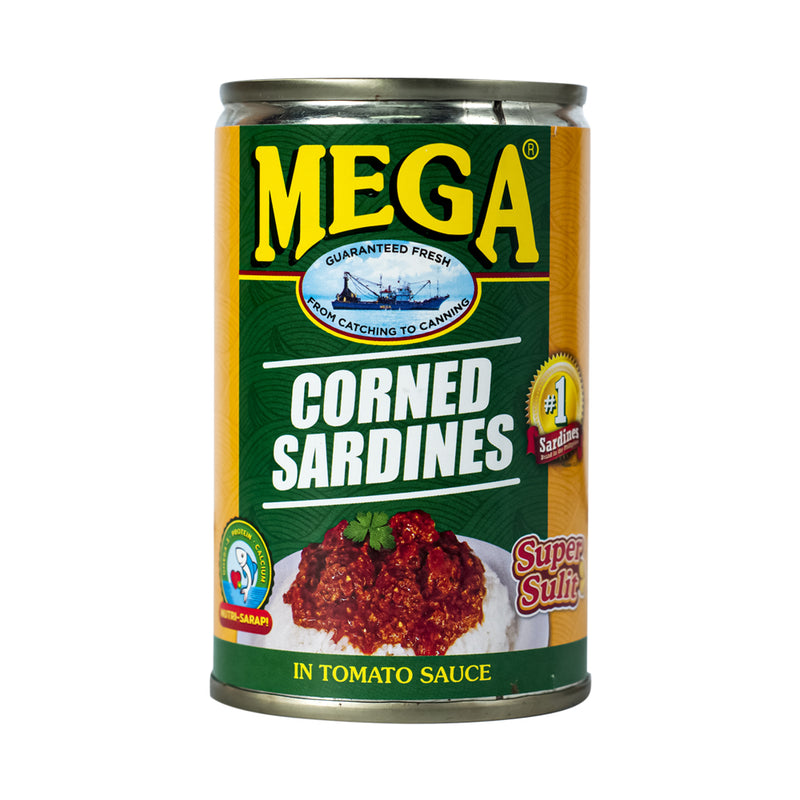 Mega Corned Sardines In Tomato Sauce 155g