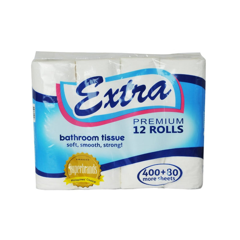 Extra Bathroom Tissue 2 Ply Regular 12 Rolls