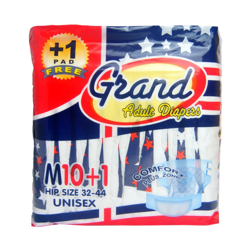 Grand Adult Diaper Medium 10 Pads