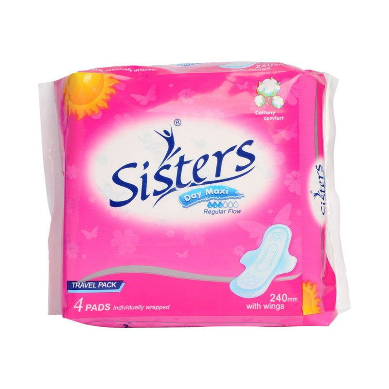 Sisters Napkin Day Use Budget Pack 4 Pads