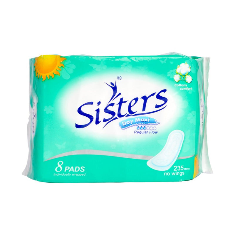 Sisters Napkin Day Use Regular Maxi Non Wings 8 Pads