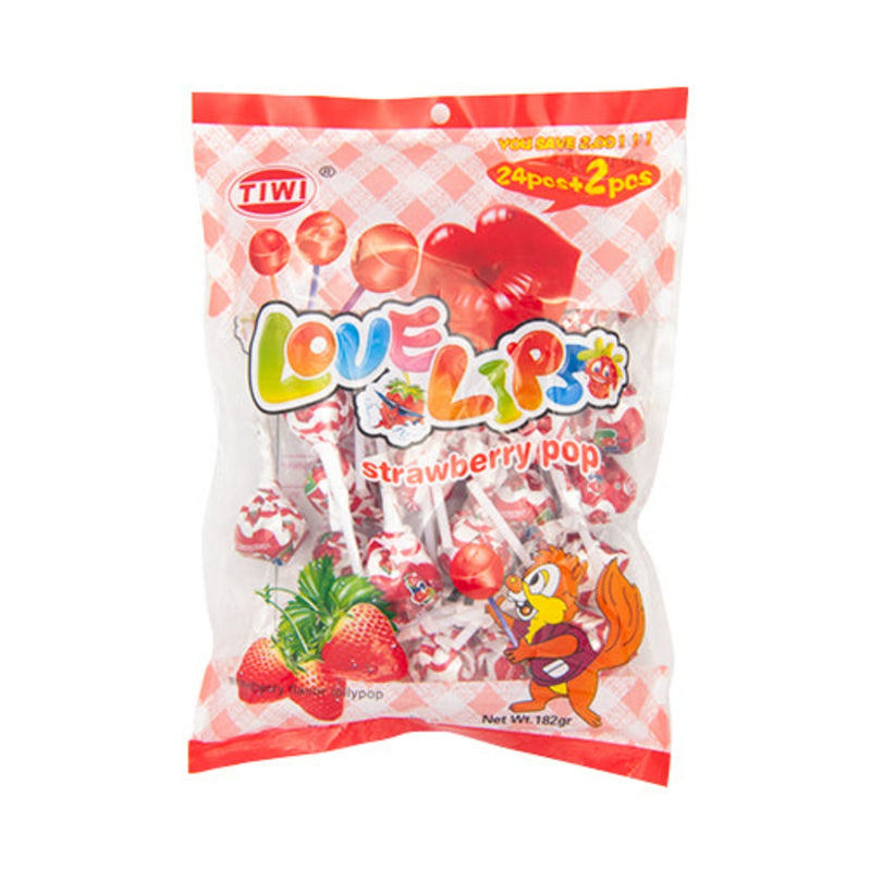 Tiwi Love Lips Pop Strawberry 24's