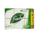 Fresh Eco-Pulp Bathroom Tissue 3ply 200 Pulls 5's + 1