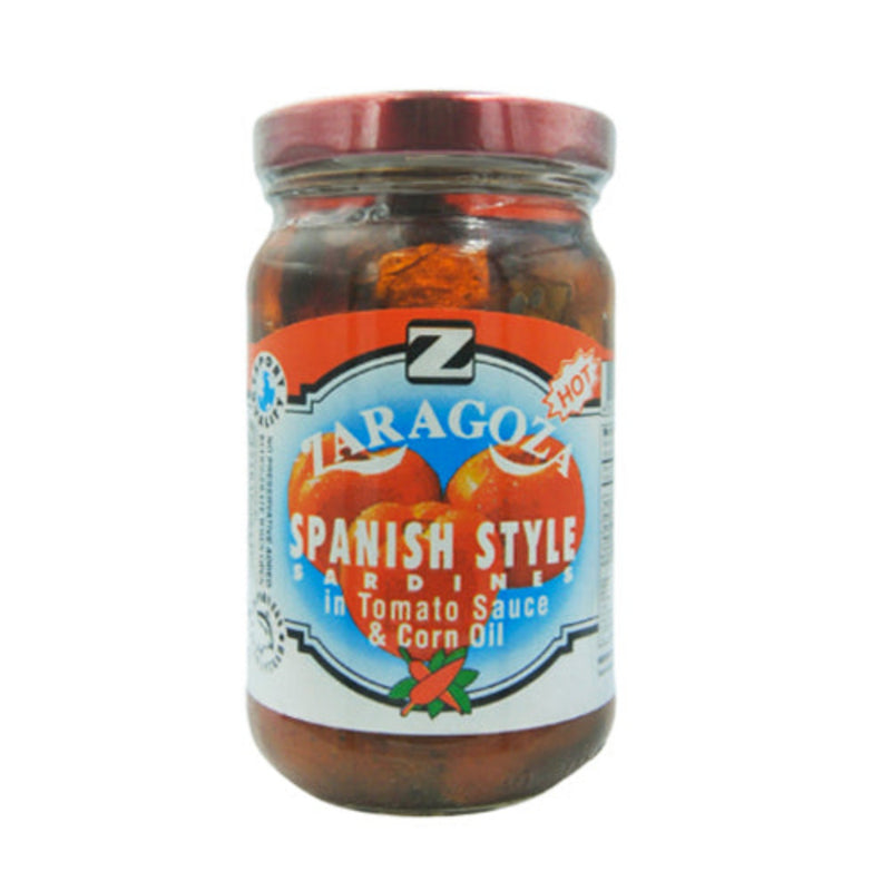 Zaragoza Spanish Sardines In Tomato Sauce Hot 220g