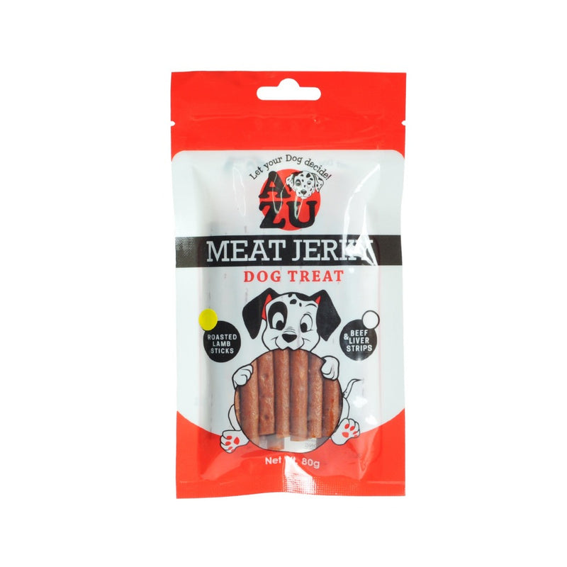 Azu Meat Jerky Dog Treat Roasted Lamb Sticks 80g