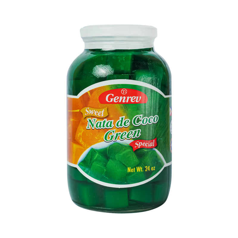 Genrev Special Nata De Coco Green 340g (12oz)