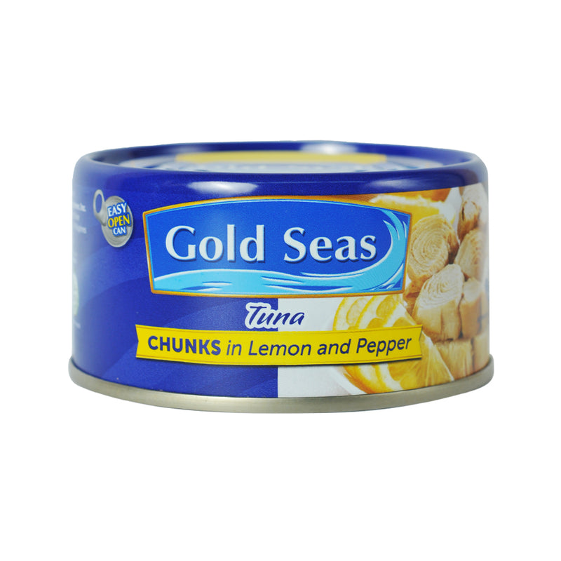 Gold Seas Tuna Chunks In Lemon And Pepper 185g