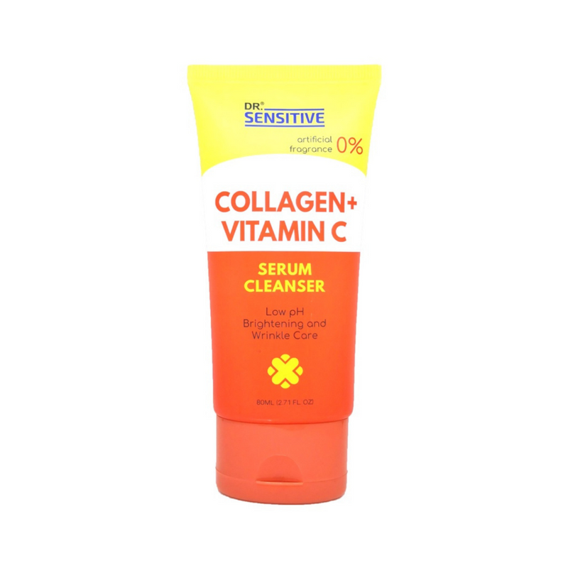 Dr. Sensitive Collagen And Vitamin C Serum Cleanser 80ml