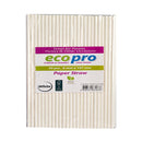 Ecopro Paper Straw White 6mm 50's