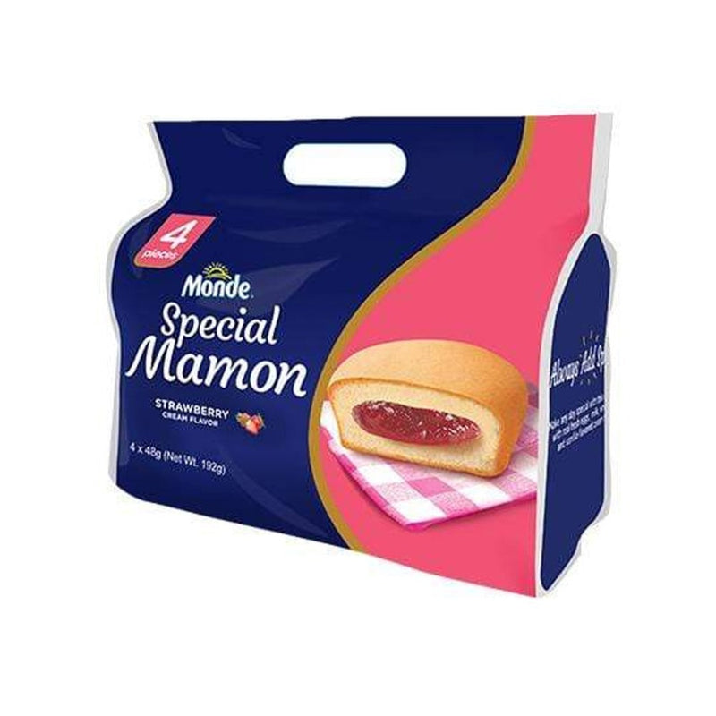 Monde Special Mamon With Strawberry Jam Filling 48g x 4's