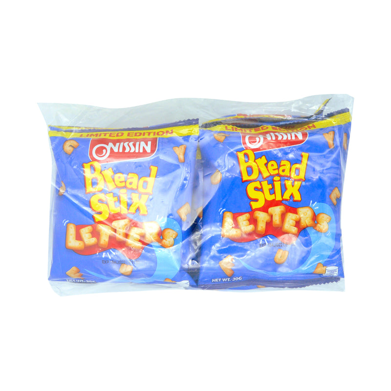 Nissin Bread Stix Letters 20g x 10's