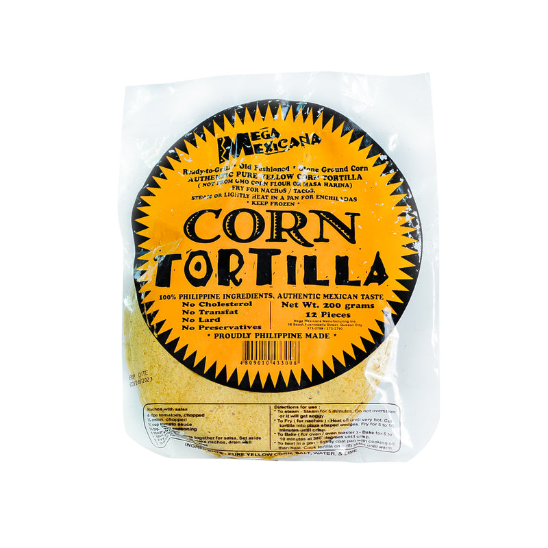 Mega Mexicana Tortilla Corn Big 200g