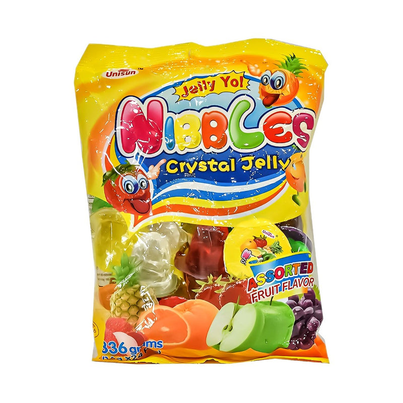 Nibbles Fruit Crystal Jelly Assorted 24's