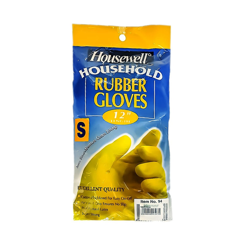 Housewell Household Rubber Gloves 12in Small