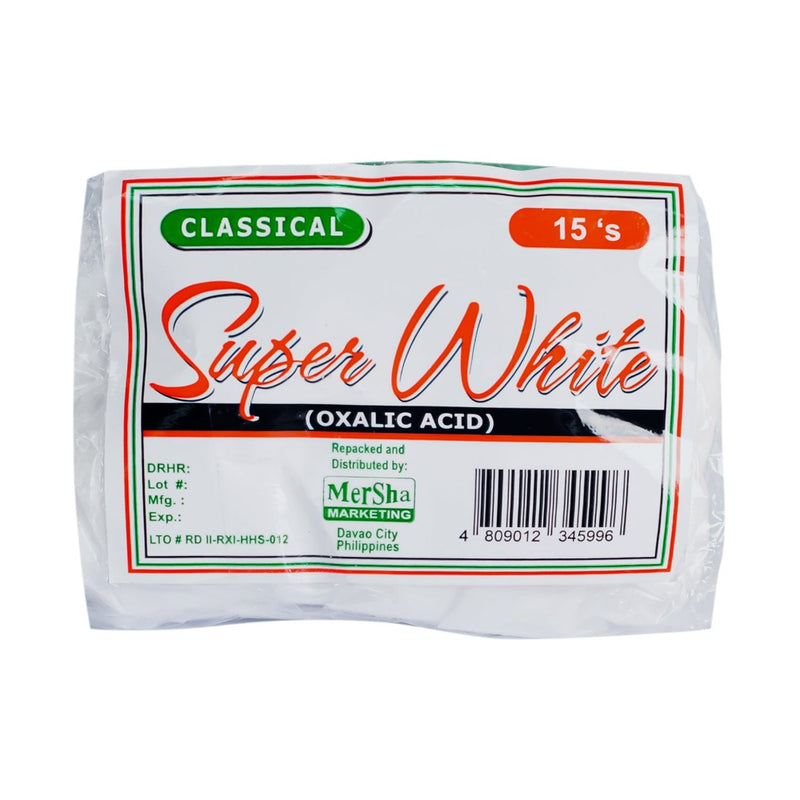Mersha Super White Oxalic Acid 15's