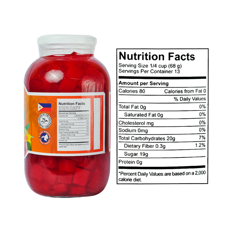 Genrev Special Nata De Coco Red 900g (32oz)