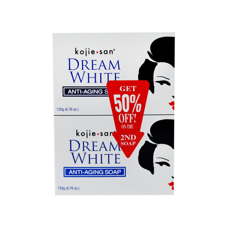 Kojie San Dream White Anti-Aging Soap 135g x 2's
