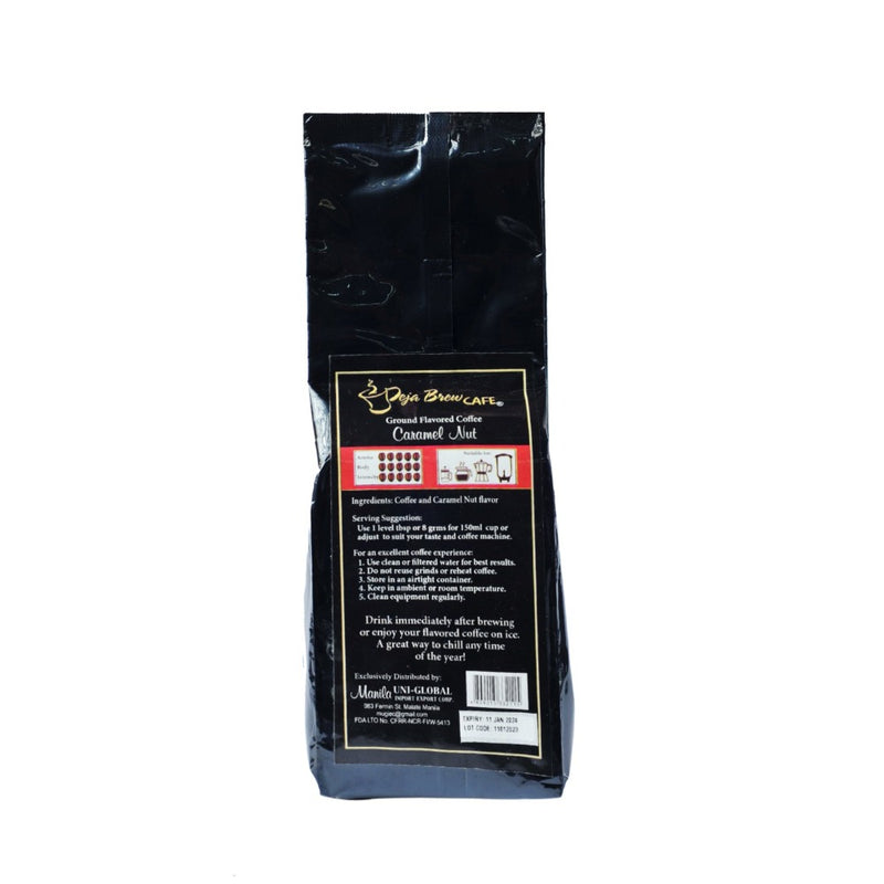 Deja Brew Ground Flavored Coffee Caramel Nut 250g