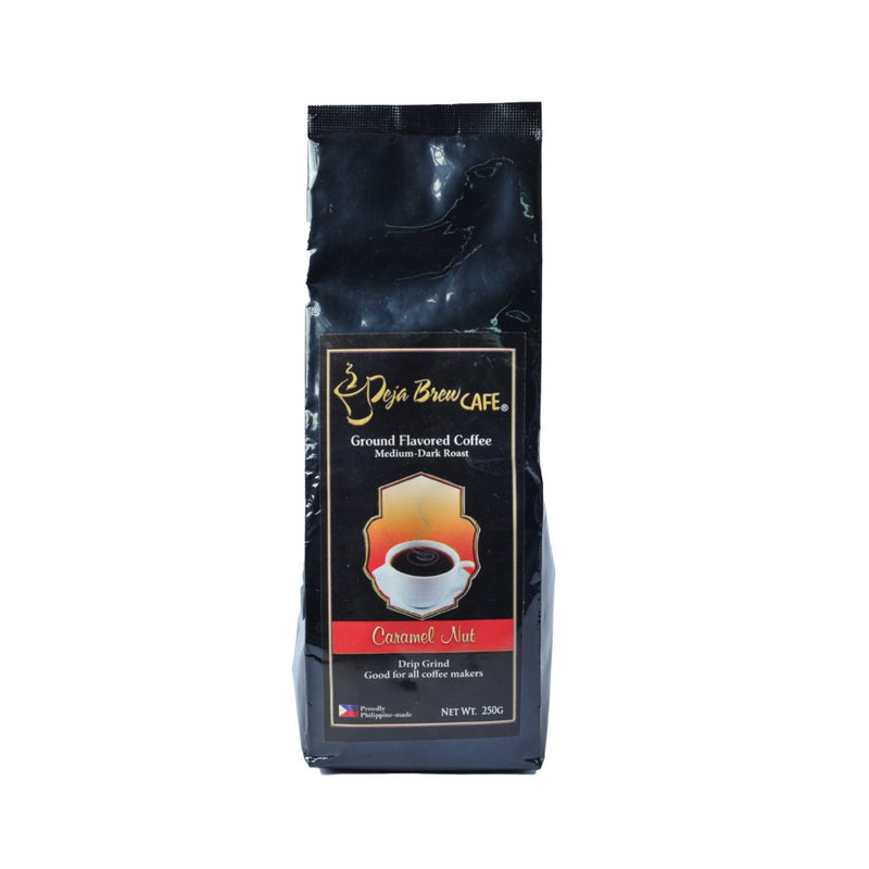 Deja Brew Ground Flavored Coffee Caramel Nut 250g