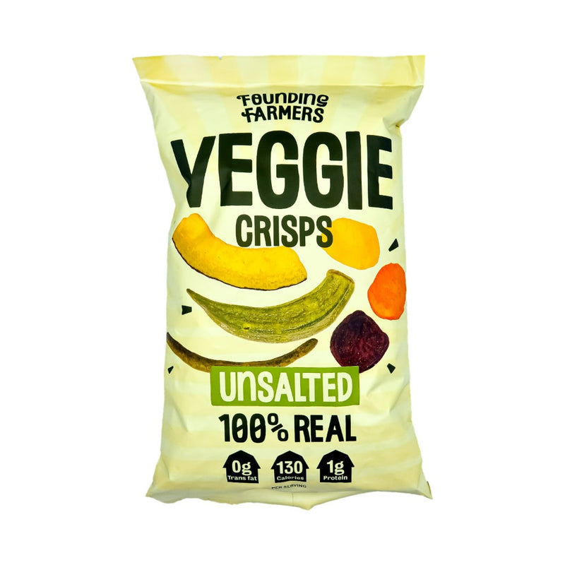 Founding Farmers Veggie Crisps Unsalted 120g