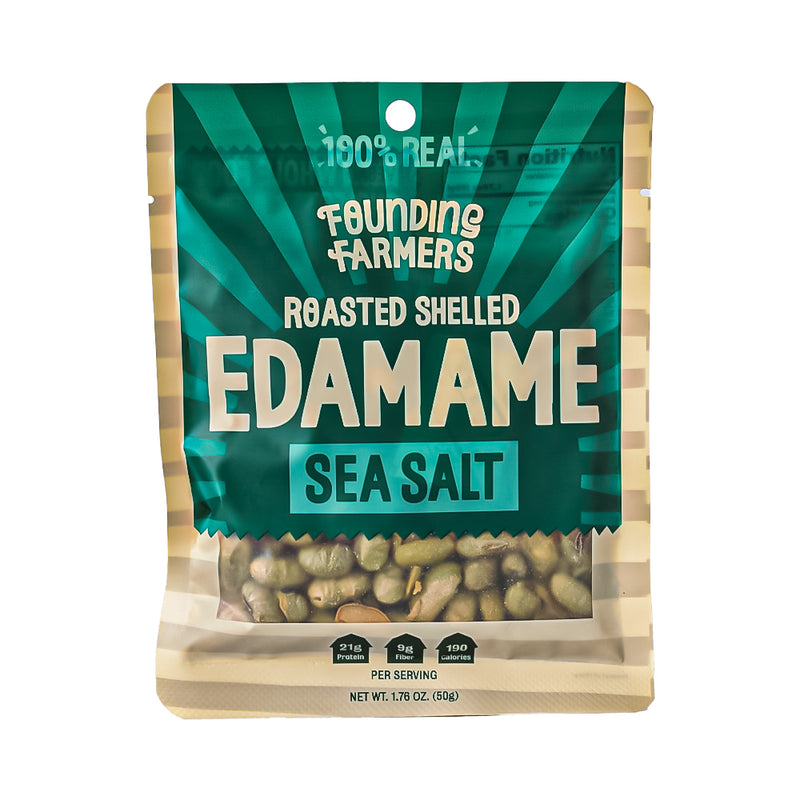 Founding Farmers Roasted Shelled Edamame Sea Salt 50g