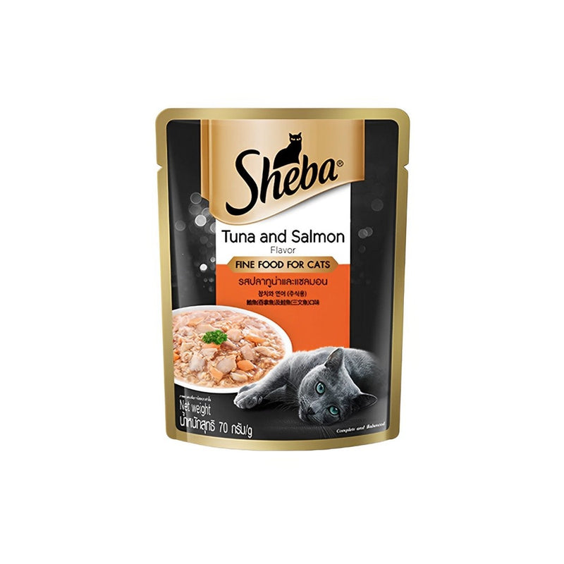 Sheba Cat Food Tuna And Salmon 70g
