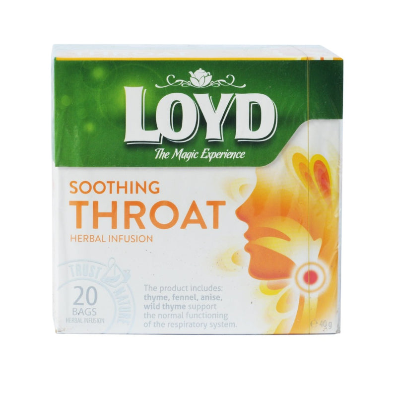 Loyd Soothing Throat Herbal Infusion 20 Tea Bags