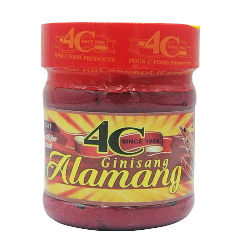 4C Ginisang Alamang Plastic Bottle Regular 200g