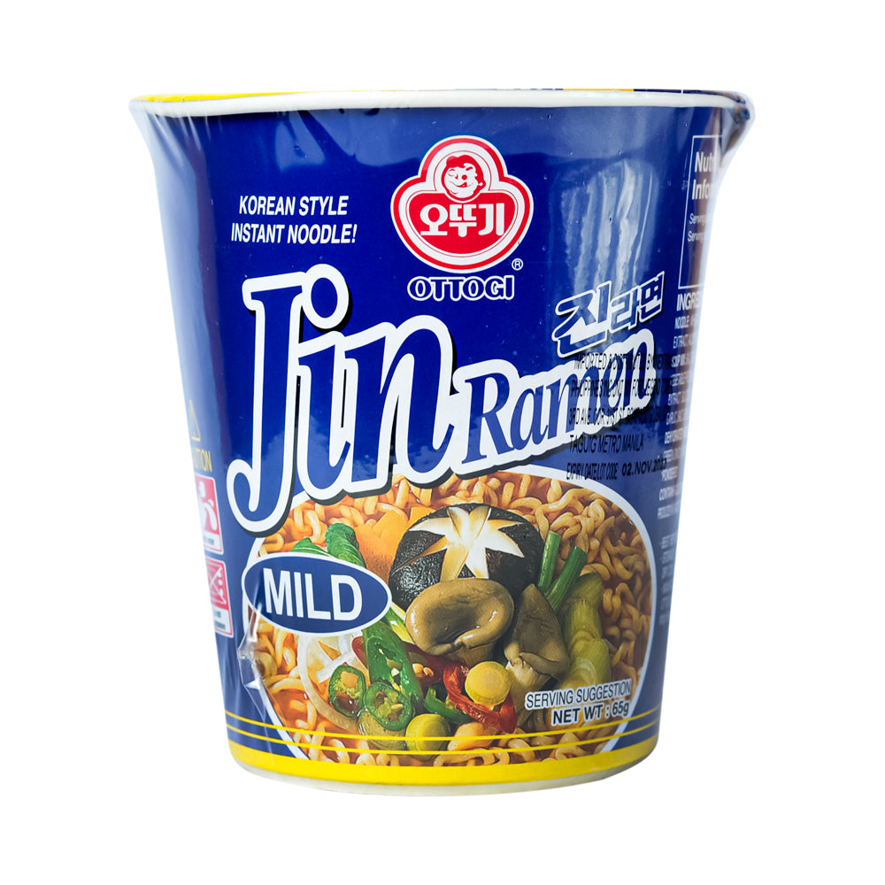 Mild Rame Ottogi Instant Noodles Jin Ramen Mild 65g