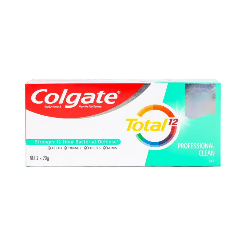 Colgate Total 12 Professional Clean Toothpaste Twin Pack 90g x 2s