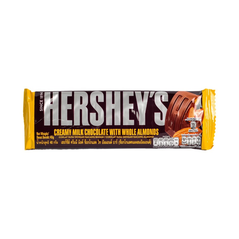 Hershey's Creamy Milk Chocolate With Whole Almond 40g