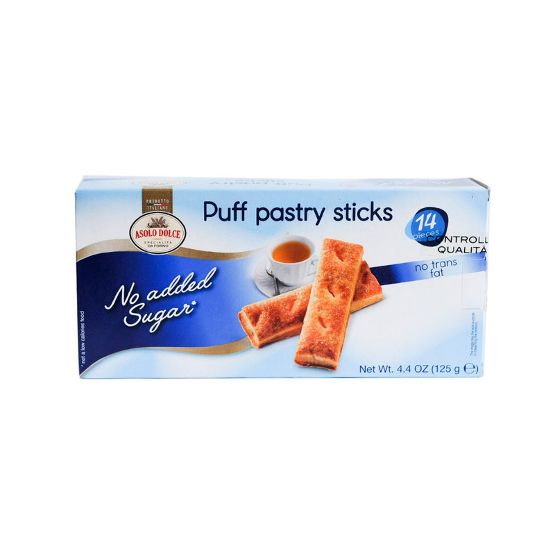 Asolo Dolce Puff Pastry Sticks No Sugar 125g