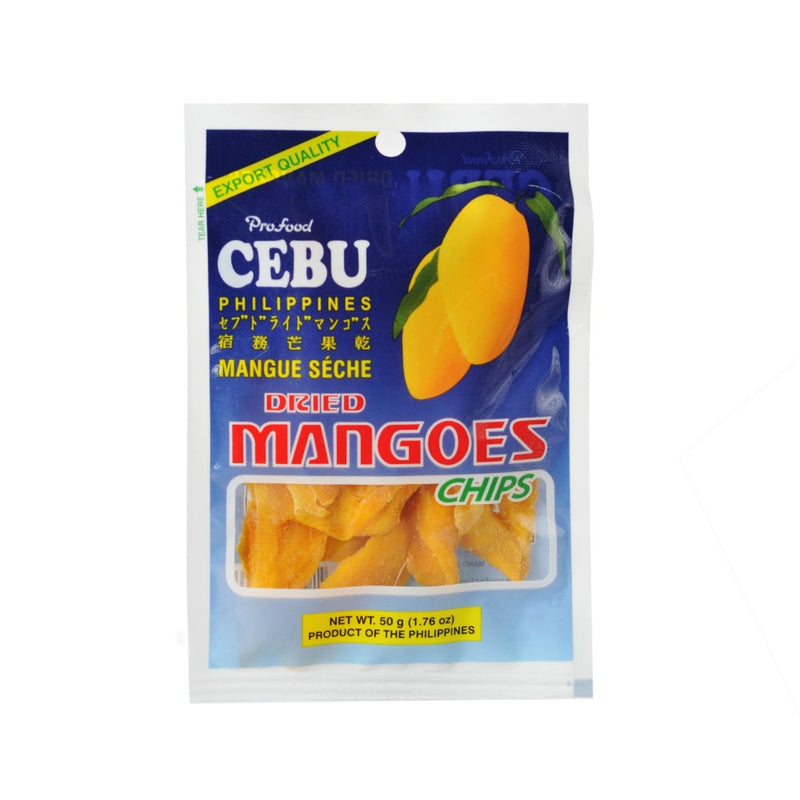 Profood Cebu Dried Fruit Mango Chips 50g