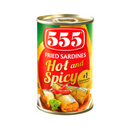 555 Fried Sardines Hot And Spicy 155g