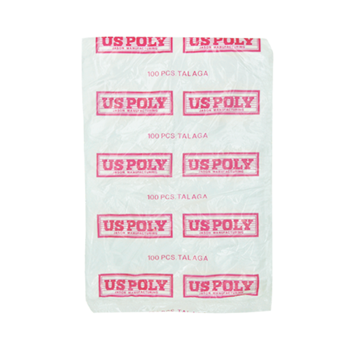 US Poly HD Plastic Cellophane 8 x 12 100's