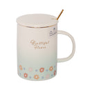 Ideal Living Printed Mug With Cover & Stirrer 03-183
