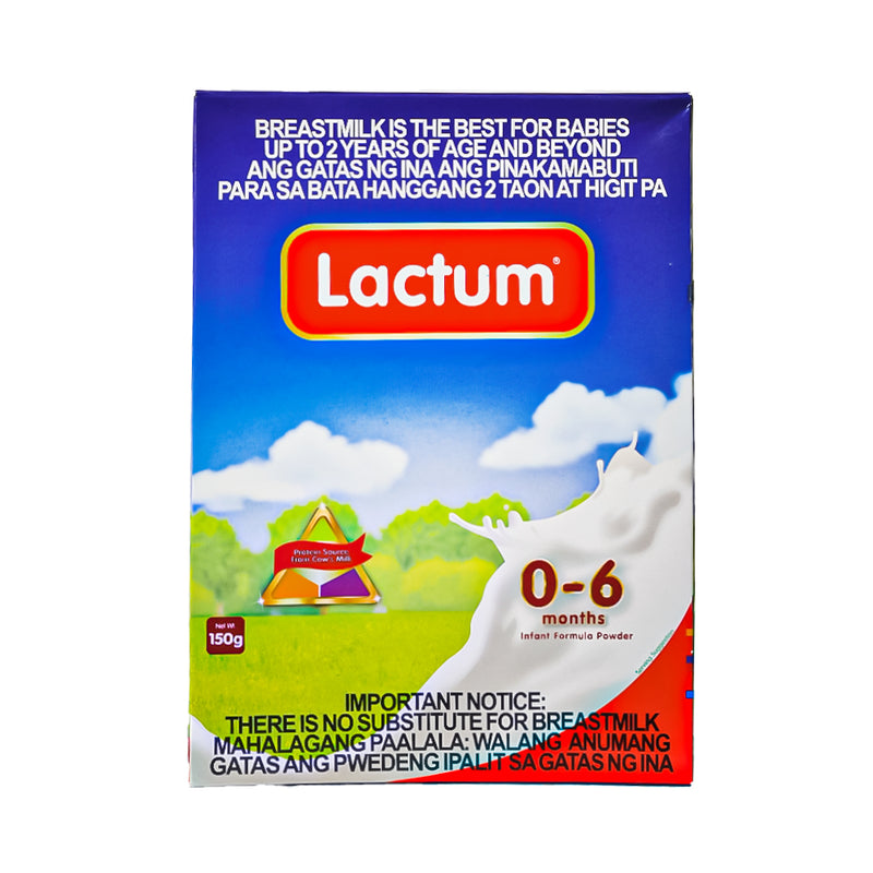 Lactum 0-6 Months Infant Formula Powder Plain 150g