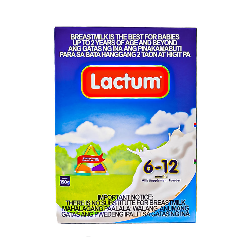Lactum 6-12 Months Milk Supplement Powder Plain 150g
